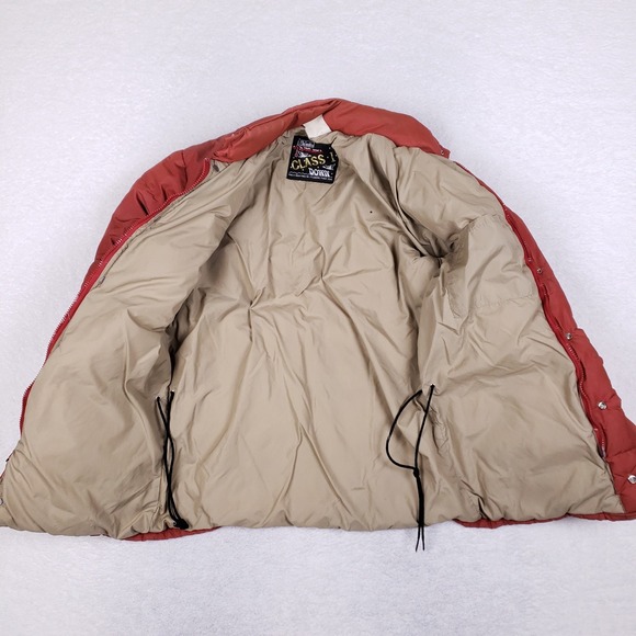 Vintage Walls Blizzard Pruf Down Jacket Class I 36 Reg Rust Red USA Made Sz L - Picture 7 of 12